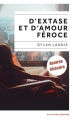 Couverture D'extase et d'amour féroce Editions Plon 2016