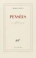 Couverture Pensées Editions Gallimard  (Essais) 1998