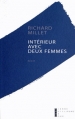Couverture Intérieur avec deux femmes Editions Pierre Guillaume de Roux 2012