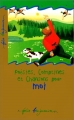 Couverture Poésies, comptines et chansons pour moi Editions Folio  (Benjamin) 1997