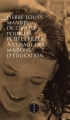 Couverture Manuel de civilité pour les petites filles à l'usage des maisons d'éducation Editions Allia (Petite Collection) 2014