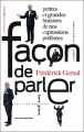 Couverture Façon de parler ! Editions de l'Opportun 2012