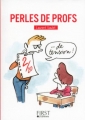 Couverture Perles de prof Editions First 2014