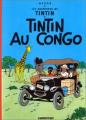 Couverture Les aventures de Tintin, tome 02 : Tintin au congo Editions Casterman 1946
