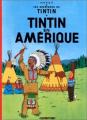Couverture Les aventures de Tintin, tome 03 : Tintin en Amérique Editions Casterman 1945