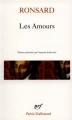 Couverture Les amours Editions Gallimard  (Poésie) 1974