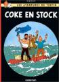 Couverture Les aventures de Tintin, tome 19 : Coke en stock Editions Casterman 1958