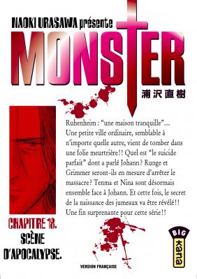 Couverture Monster, tome 18 : Scène d'apocalypse