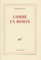 Couverture Comme un roman Editions Gallimard  (Blanche) 1992