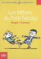 Couverture Les bêtises du petit Nicolas Editions Folio  (Junior) 2008