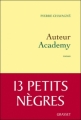 Couverture Auteur Academy Editions Grasset 2010