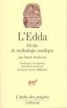 Couverture L'Edda poétique Editions Gallimard  (L'aube des peuples) 1991