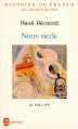 Couverture Notre siècle Editions Le Livre de Poche (Références) 1997