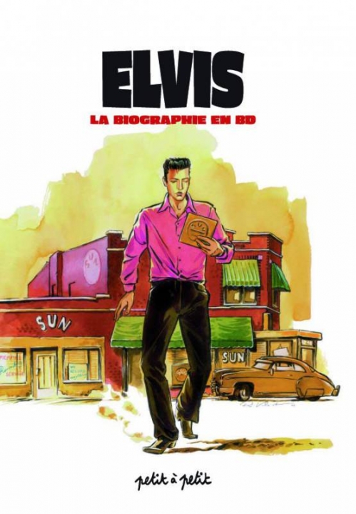 Couverture Elvis : La biographie en BD