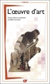 Couverture L'oeuvre d'art Editions Flammarion 2012