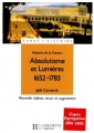 Couverture Absolutisme et Lumières 1652-1783 Editions Hachette (Carré histoire) 2000