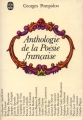 Couverture Anthologie de la poésie française Editions Le Livre de Poche 1972