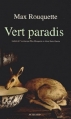Couverture Vert paradis Editions Actes Sud 2012