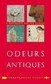 Couverture Odeurs antiques Editions Les Belles Lettres 2011