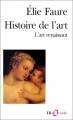Couverture Histoire de l'Art : L'art renaissant Editions Folio  (Essais) 1988