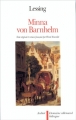 Couverture Minna von Barnhelm Editions Aubier Flammarion (Domaine allemand bilingue) 1992