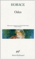 Couverture Odes Editions Gallimard  (Poésie) 2004