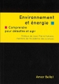 Couverture Environnement et énergie Editions Le temps des cerises 2016