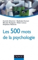 Couverture Les 500 mots de la psychologie Editions Dunod 2014
