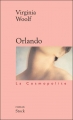 Couverture Orlando Editions Stock (Bibliothèque cosmopolite) 2001
