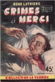 Couverture Crimes à merci Editions Ferenczi 1955