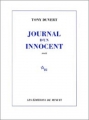 Couverture Journal d'un innocent Editions de Minuit 1976