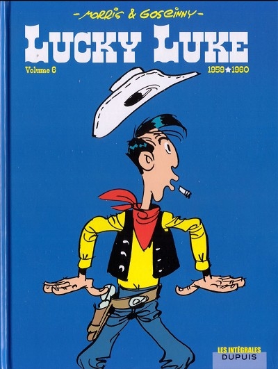 Couverture Lucky Luke, intégrale, tome 6 : 1959-1960