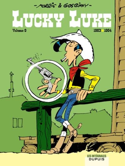Couverture Lucky Luke, intégrale, tome 9 : 1963-1964