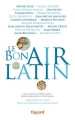 Couverture Le Bon Air latin Editions Fayard 2016