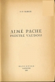 Couverture Aymé Page : peintre vaudois Editions Rencontre Lausanne 1952
