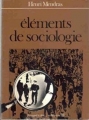 Couverture Eléments de sociologie Editions Armand Colin 1981