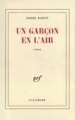 Couverture Garçon en l'air Editions Gallimard  (Blanche) 1977
