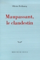 Couverture Maupassant, le clandestin Editions Mercure de France (Bleue) 2000