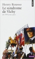 Couverture Le syndrome de Vichy Editions Points (Histoire) 1990