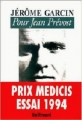 Couverture Pour Jean Prévost Editions Gallimard  (Hors série Littérature) 1993
