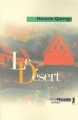Couverture Le désert Editions Métailié (Suites) 1999