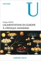 Couverture L'alimentation en Europe à l'époque moderne Editions Armand Colin (U histoire) 2010