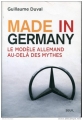 Couverture Made in Germany : Le modèle allemand au-delà des mythes Editions Seuil 2013