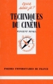 Couverture Que sais-je ? : Techniques du cinéma Editions Presses universitaires de France (PUF) (Que sais-je ?) 1981