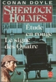 Couverture Intégrale Sherlock Holmes, tome 1 : Une étude en rouge, Le signe des Quatre Editions Le Livre de Poche 1990