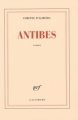 Couverture Antibes Editions Gallimard  (Blanche) 2010