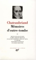 Couverture Mémoires d'outre-tombe (Pléiade), tome 2 Editions Gallimard  (Bibliothèque de la Pléiade) 1996