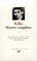 Couverture Oeuvres complètes (Kafka), tome 1 Editions Gallimard  (Bibliothèque de la Pléiade) 1976