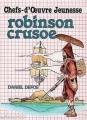 Couverture Robinson Crusoé, abrégé Editions Métropolis 1983