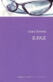 Couverture K-Pax, tome 1 : L'homme qui vient de loin Editions Labor (Espace nord) 2005